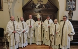 I sei Canonici con il Vescovo il 01/11/19